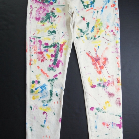 Polo painted Avery boyfriend jeans (NEW) - Picture 2 of 3